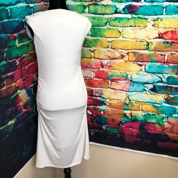 MODA INTERNATIONAL. Little White Dress 0139 - Picture 6 of 8